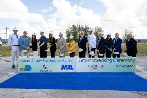 PortMiami Fumigation Facility Groundbreaking