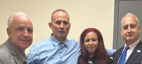 Jose Daniel Ferrer arrives to the US