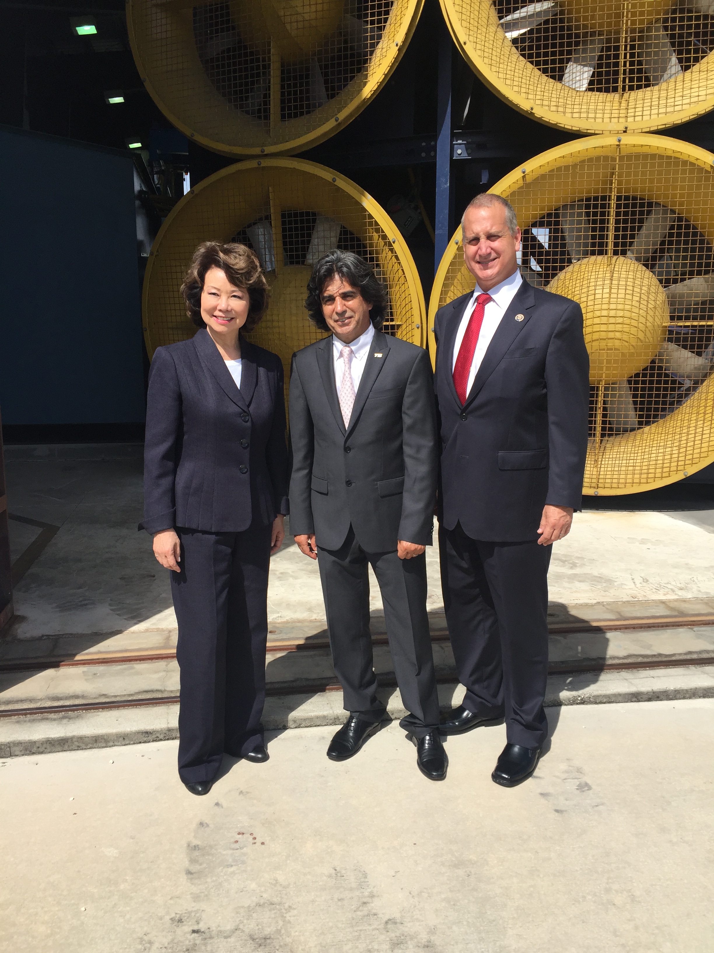 Congressman Diaz-Balart posing with others