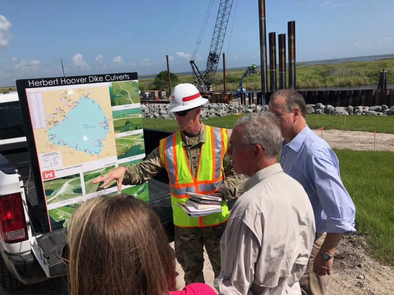 Congressman Diaz-Balart on site