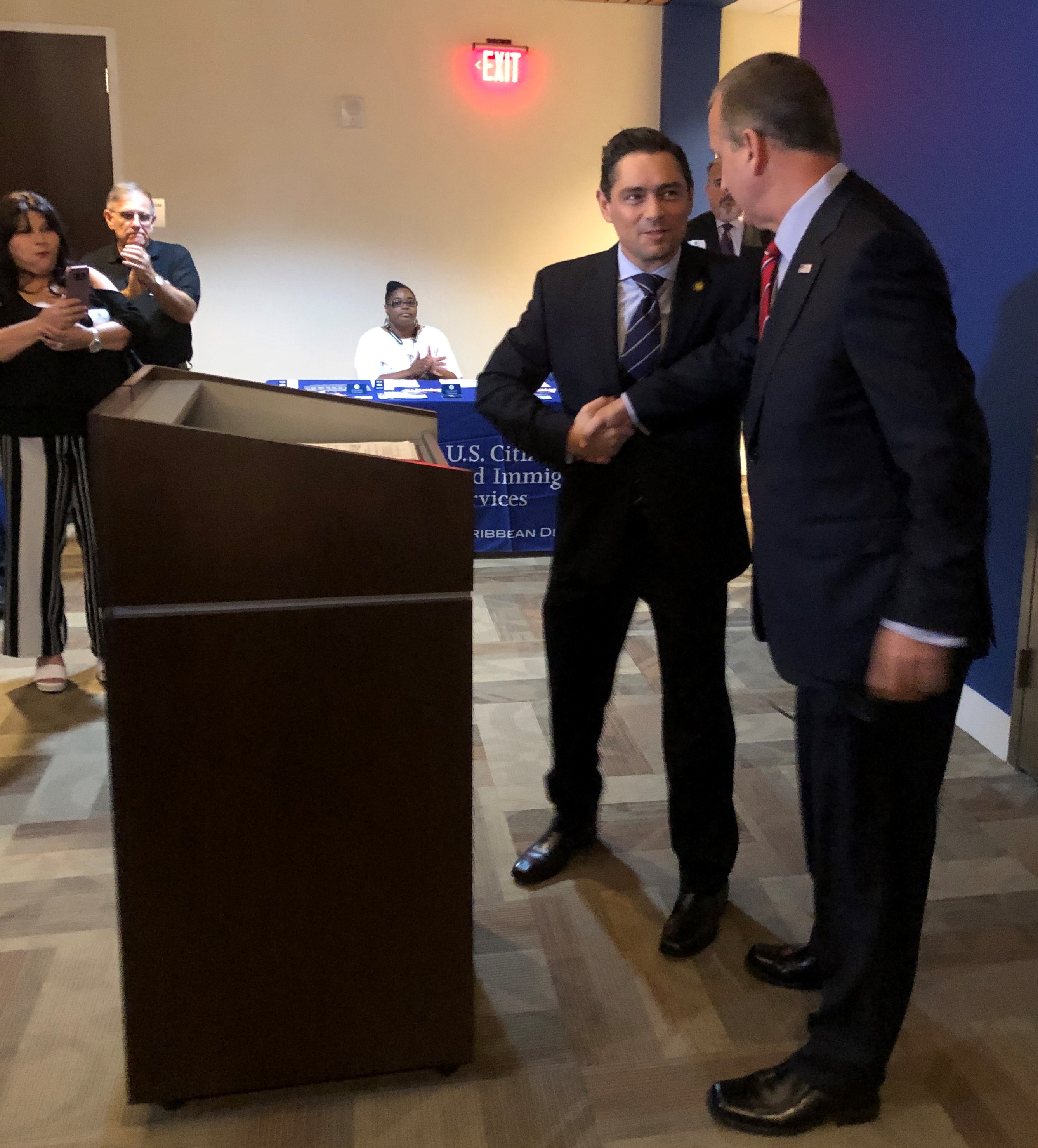 Rep. Diaz-Balart at podium