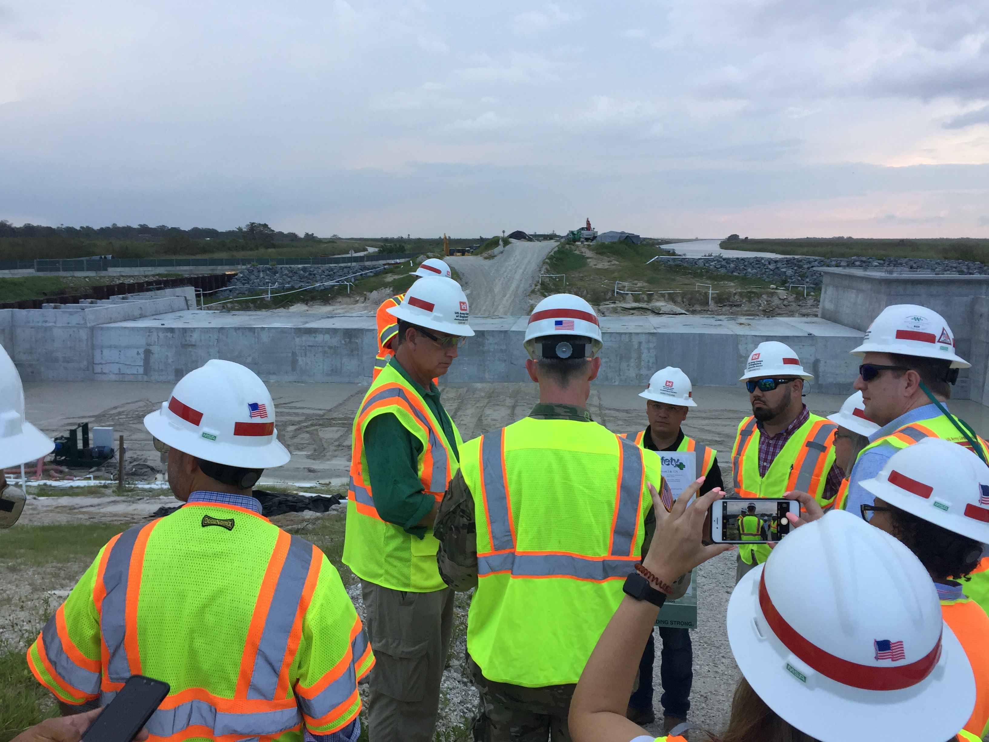 Congressman Diaz-Balart on site